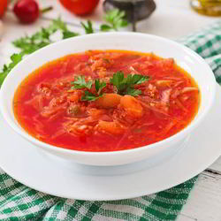 Рецепт Пикантного постного борща