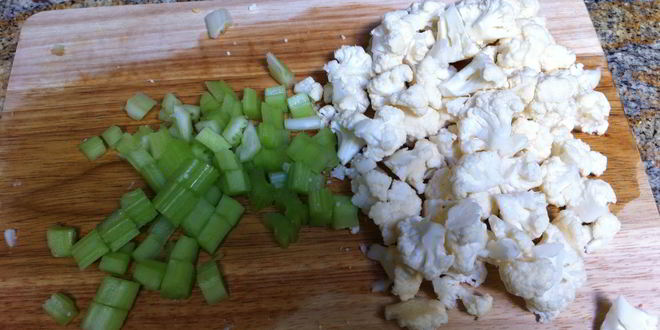 Рецепт постного борща с цветной капустой