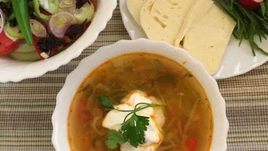 Рецепт весеннего борща