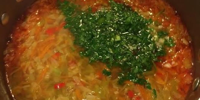 Рецепт весеннего борща