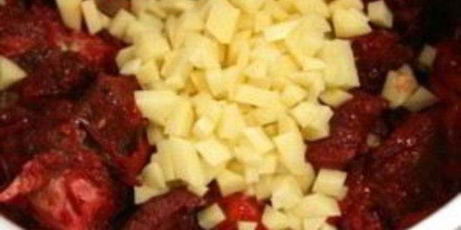 Рецепт жареного борща