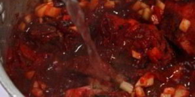 Рецепт жареного борща