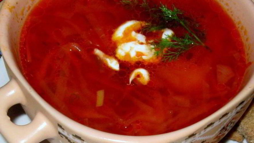 Рецепт зимнего борща