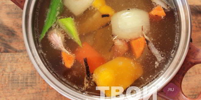 Рецепт бульона из костей