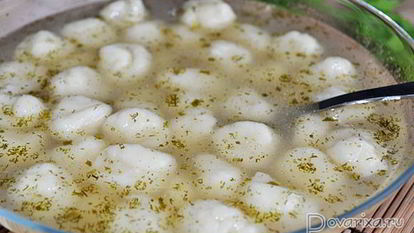 Рецепт Бульона с клецками
