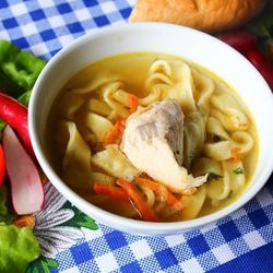 Рецепт Куриного бульона с лапшой