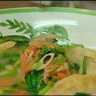 Рецепт Куриного бульона с яйцом и имбирем