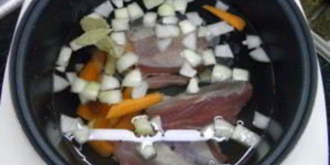 Рецепт мясного бульона в мультиварке