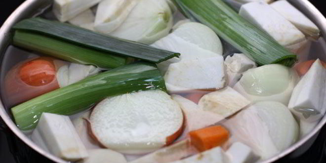 Рецепт овощного бульона