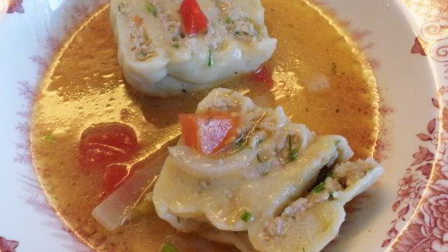 Рецепт пельменьчиков в бульоне