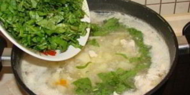 Рецепт щавеля на курином бульоне