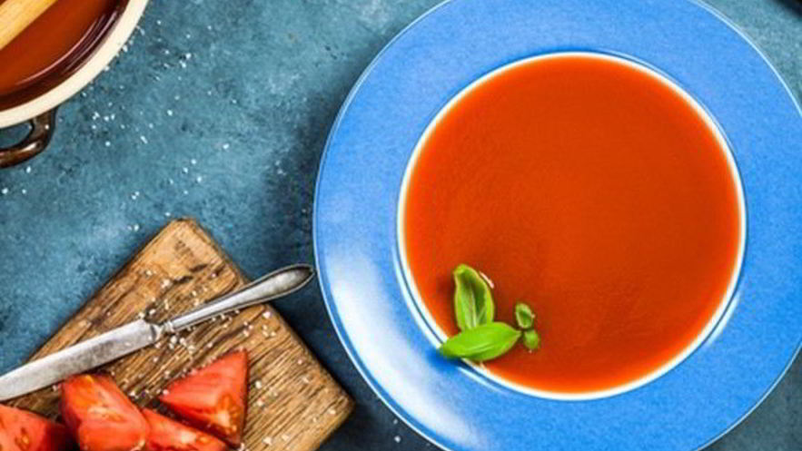 Рецепт гаспачо с гранатовым соусом