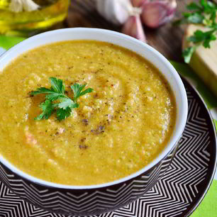 Рецепт Гаспачо с кабачками Остренький