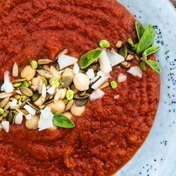 Рецепт Гаспачо с семечками