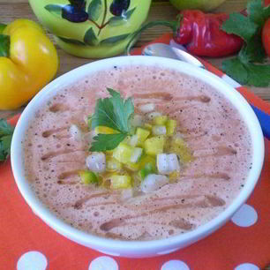 Рецепт Гаспачо сыроедческого