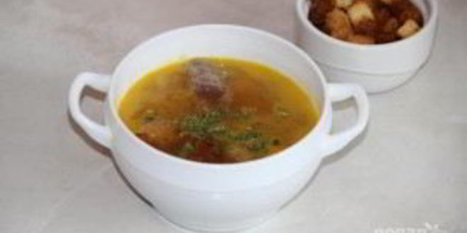 Рецепт горохового супа из говядины