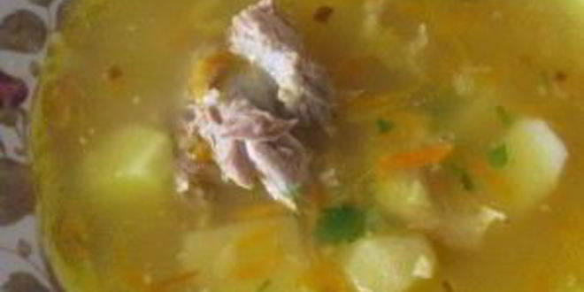 Рецепт горохового супа с бараниной