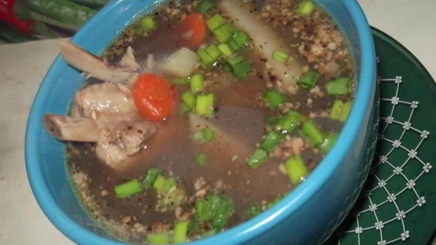 Рецепт горохового супа с грецким орехом