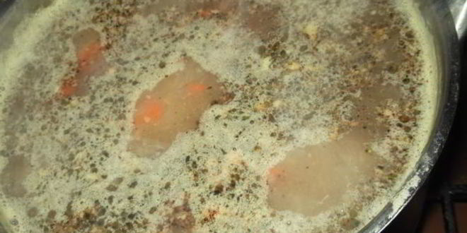 Рецепт горохового супа с грецким орехом