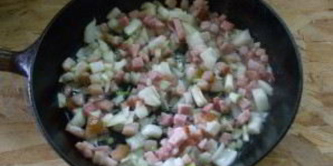 Рецепт горохового супа с копченым салом