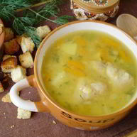 Рецепт Горохового супа с курицей в мультиварке