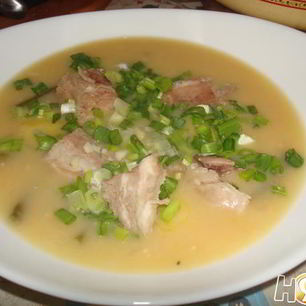 Рецепт Горохового супа с зеленой фасолью