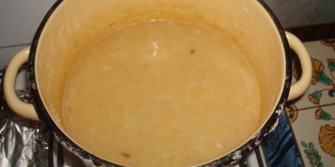 Рецепт горохового супа с зеленой фасолью