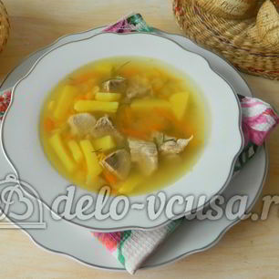 Рецепт Горохового супа со свининой