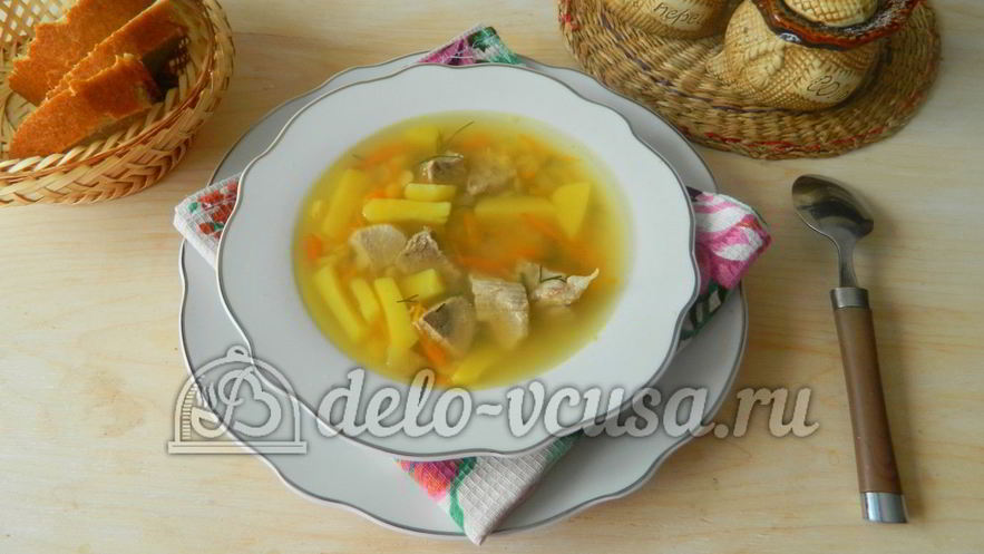 Рецепт горохового супа со свининой
