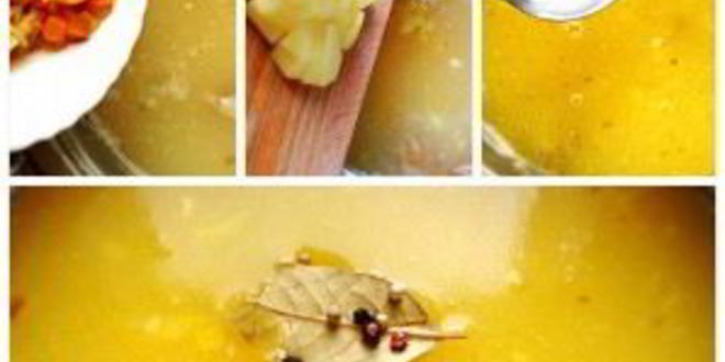 Рецепт супа горохового с ребрами