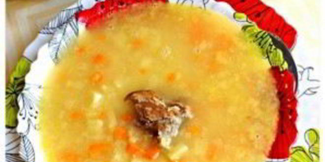 Рецепт супа горохового с ребрами
