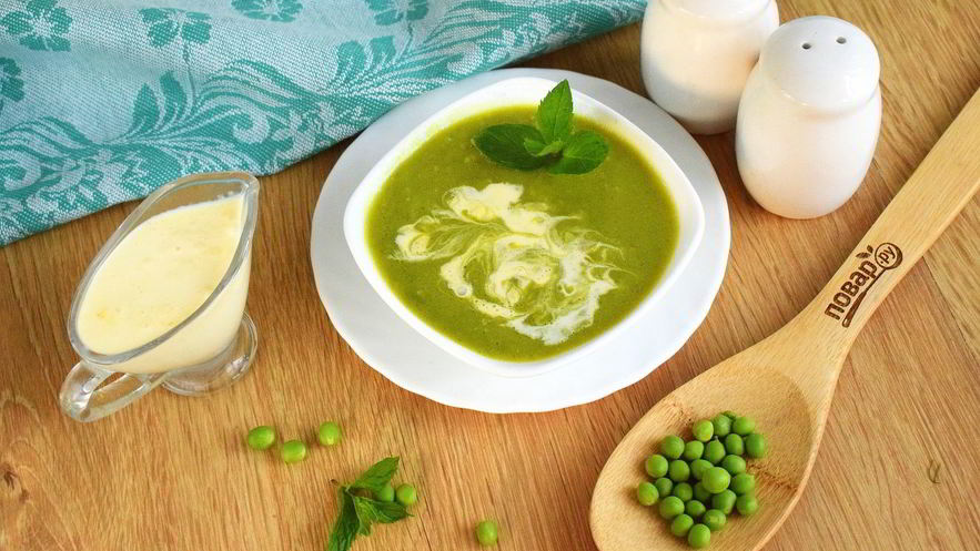 Рецепт супа из зеленого гороха