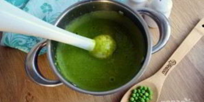 Рецепт супа из зеленого гороха