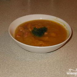 Рецепт Супа с горохом и окороком