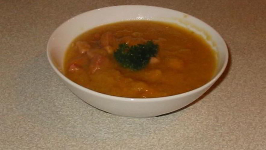 Рецепт супа с горохом и окороком