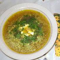 Грибной суп с рисом