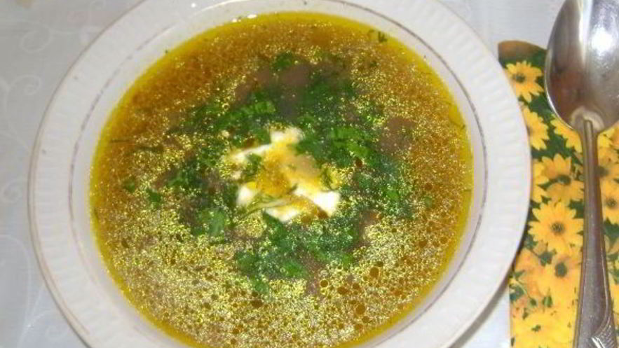 Рецепт грибного супа с рисом
