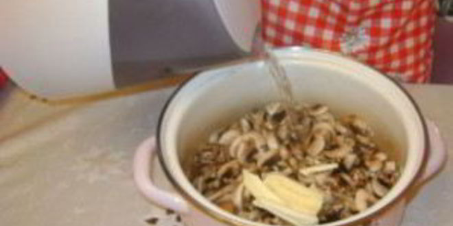 Рецепт грибного супа с рисом