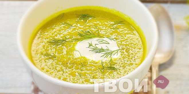 Рецепт кабачкового супа