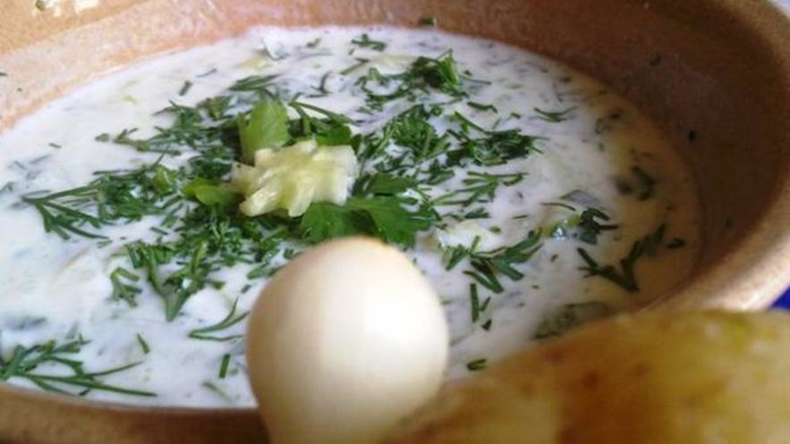 Рецепт холодника из кефира по-белорусски