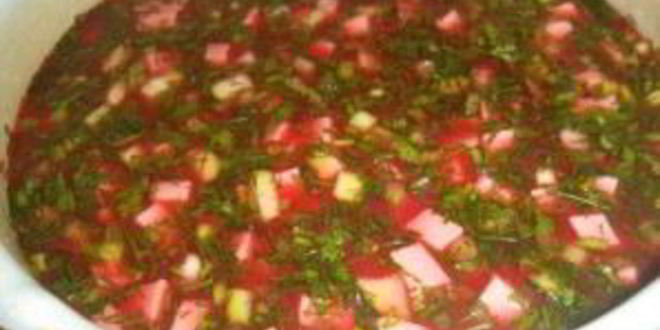 Рецепт холодника по-украински