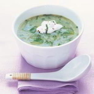 Рецепт Холодного огуречного супа с мятой