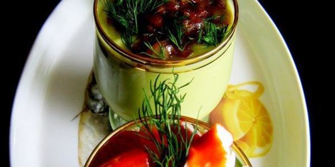 Рецепт холодного супа-пюре авокадо и компания