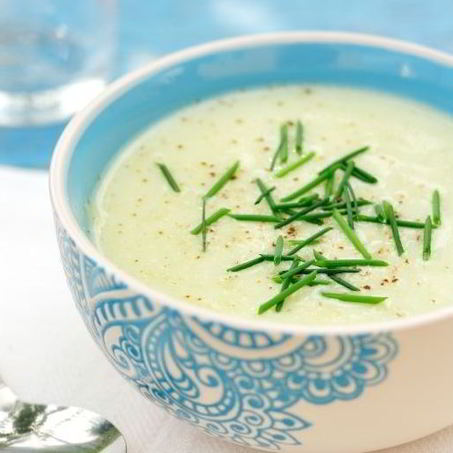 Рецепт Холодного супа-пюре из кабачков