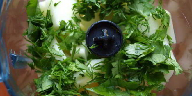 Рецепт холодного супа-пюре из кольраби