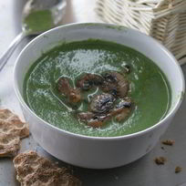 Холодный суп-пюре из петрушки