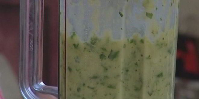 Рецепт холодного супа-пюре из петрушки