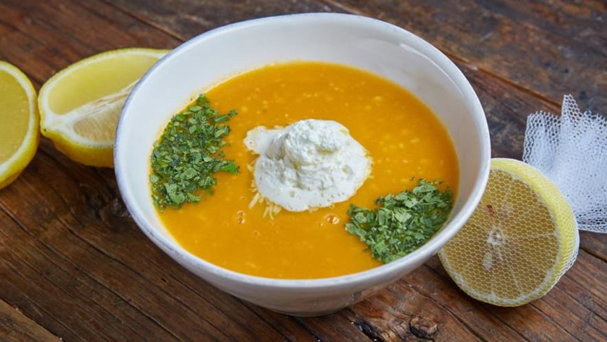 Рецепт холодного супа с нутом и тахини