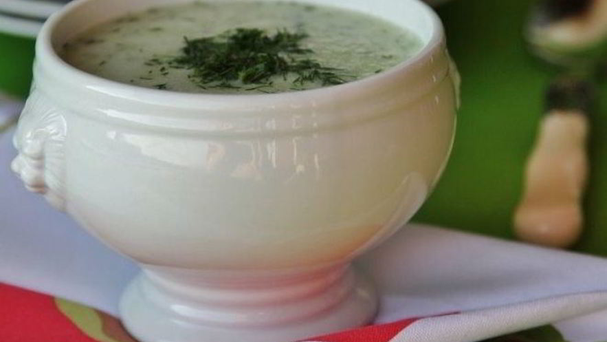 Рецепт холодного супа с огурцом