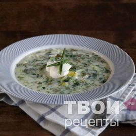 Рецепт Холодного супа со щавелем